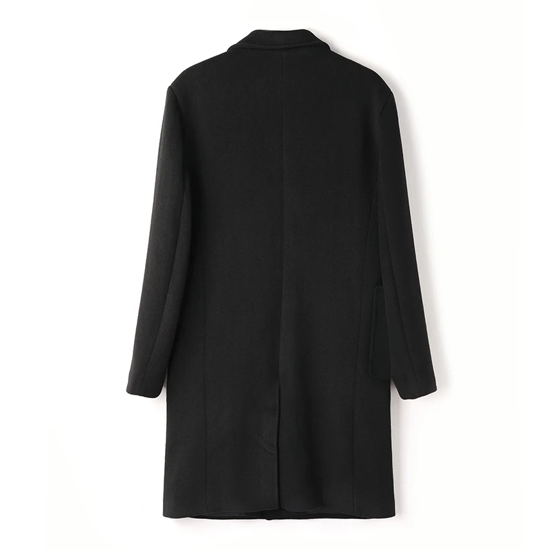 Large Size Trend Men's Clothing to Increase the Coat in Long Wool | Мужская одежда