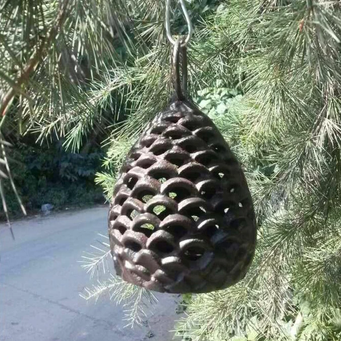 6 7 ''Железный Настольный фонарь подсвечник черные сосновые шишки|cone holder|holder