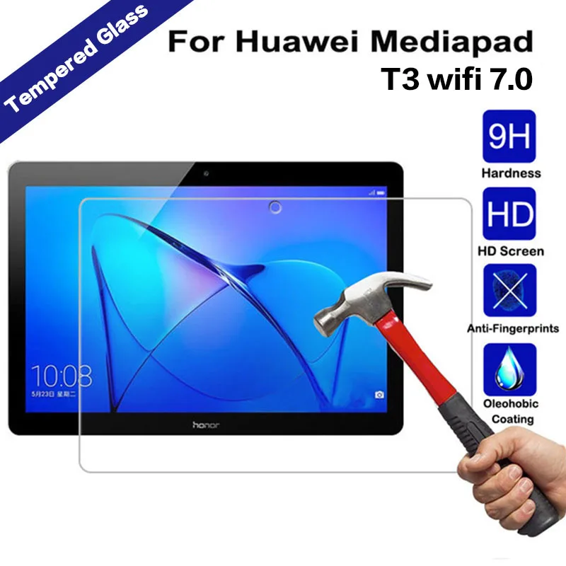 9H для экрана из закаленного стекла Huawei MediaPad T3 7 0 wifi Версия защитная пленка