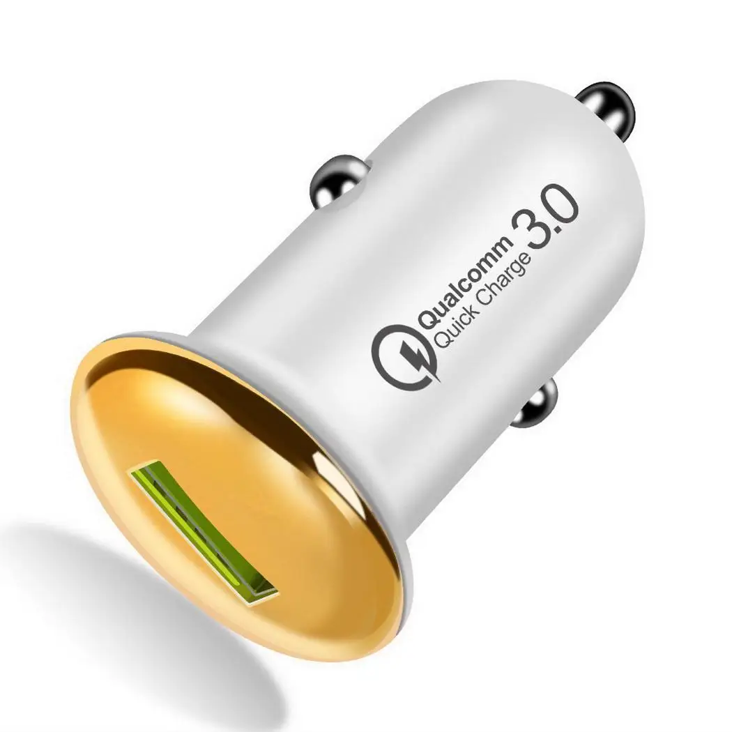 WOOKRAYS Быстрая зарядка 3 0 Usb Автомобильное зарядное устройство Зарядка адаптер
