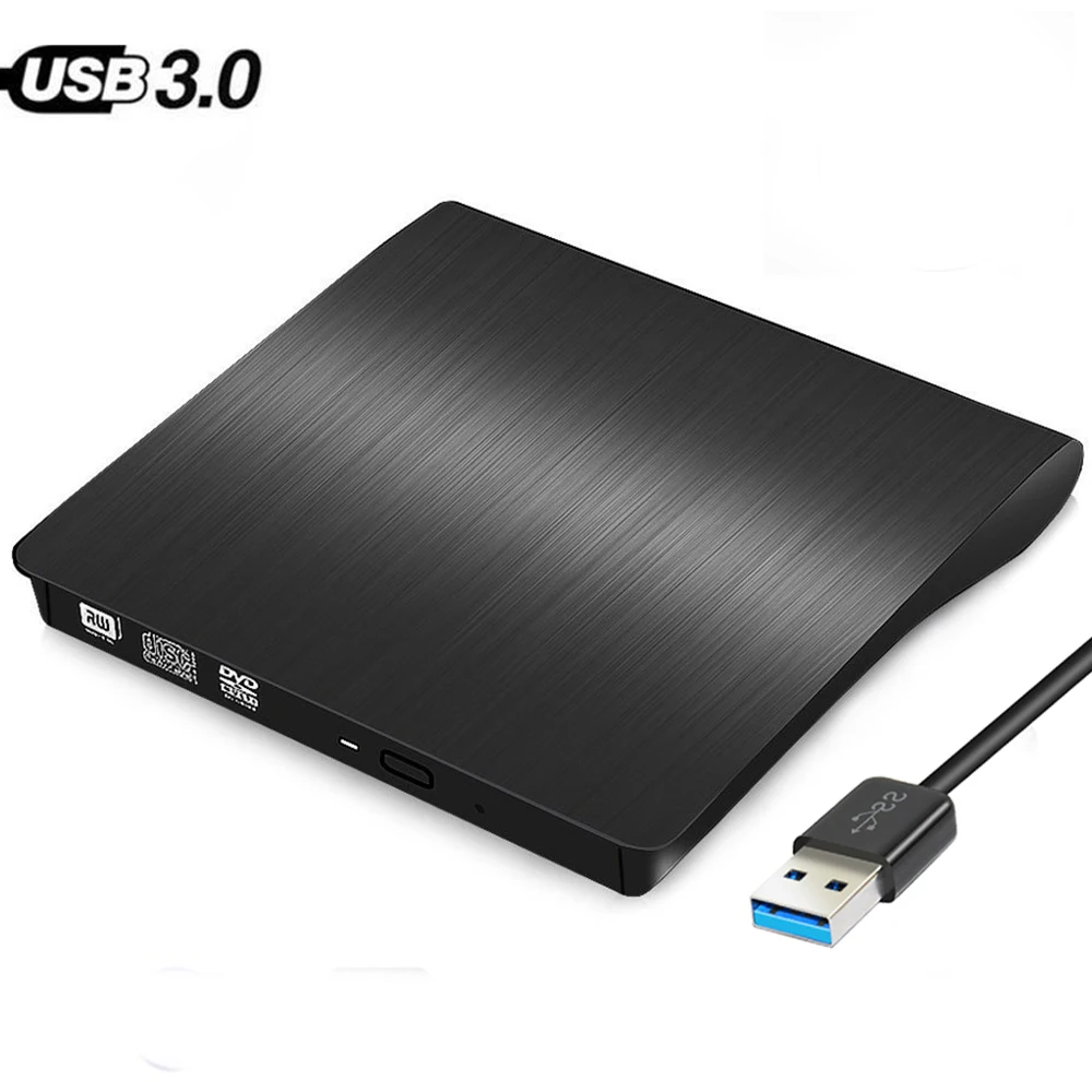 USB 3 0 внешний привод DVD CD горелка тонкий портативный драйвер для HP DELL ASUS ACER TOSHIBA LENOVO