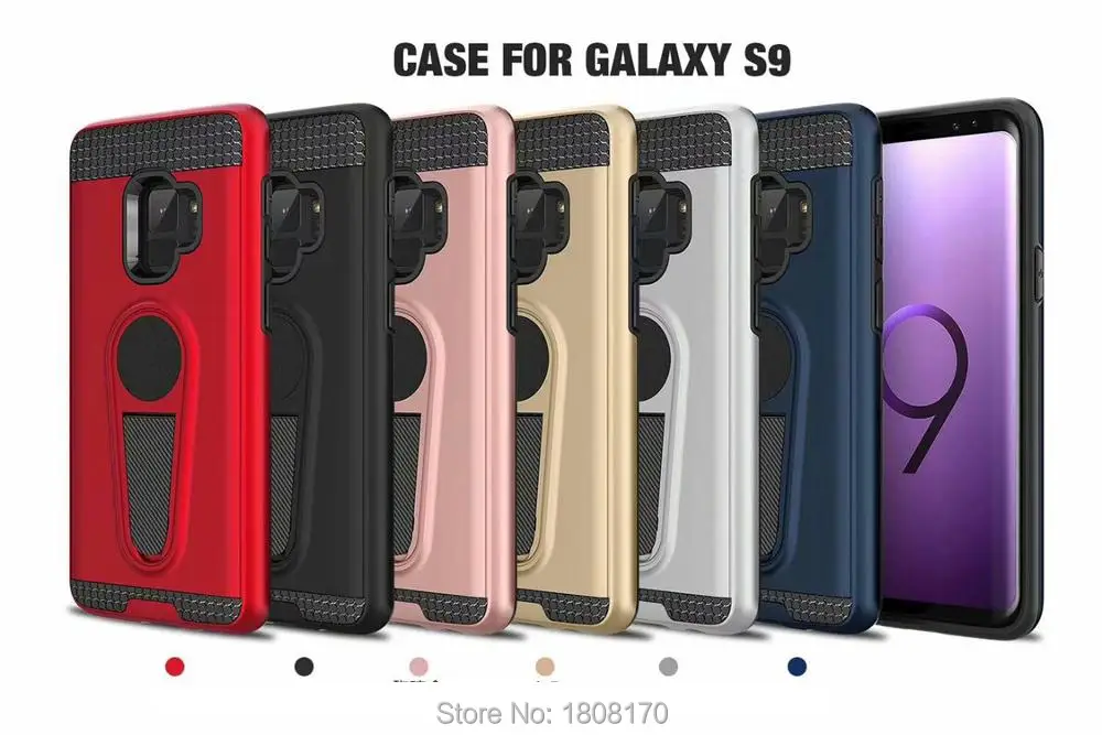 C-Ku автомобильный Магнитный присоска держатель Гибридный чехол для Samsung Galaxy S9 S8 Plus