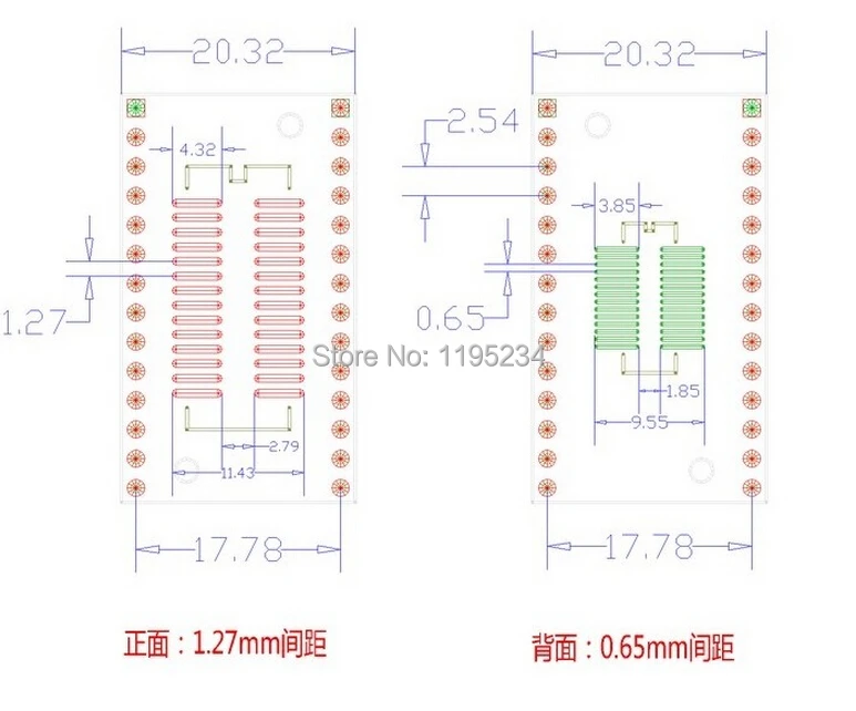 30 шт./лот SOP28 SSOP28 TSSOP28 DIP28 / SMD dip DIP 0 65/1 27 мм/пластина адаптера|dip adapter|dip smdturn plate |