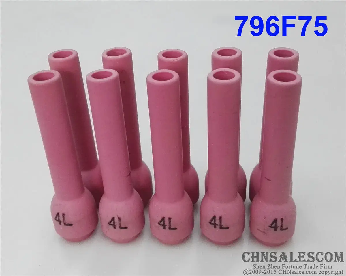 CHNsalescom 10 шт 4 #796F75 63 мм сопло из оксида алюминия для WP 9 20 ID = 6 5 1/4&quot|Сварочные сопла| |