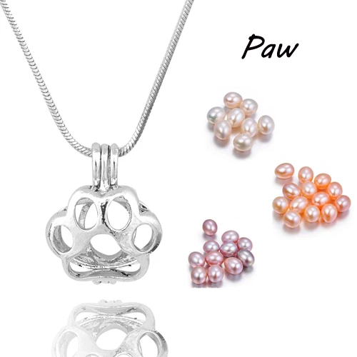 Подвеска с жемчужной клеткой Angel Key Love Wish разные стили модный медальон жемчужиной