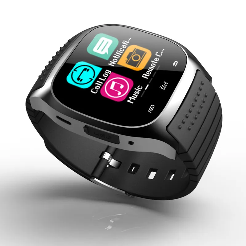 Skysmile Оригинальный SmartWatch M26 Bluetooth Smart часы alitmeter телефона Android для Apple iPhone IOS