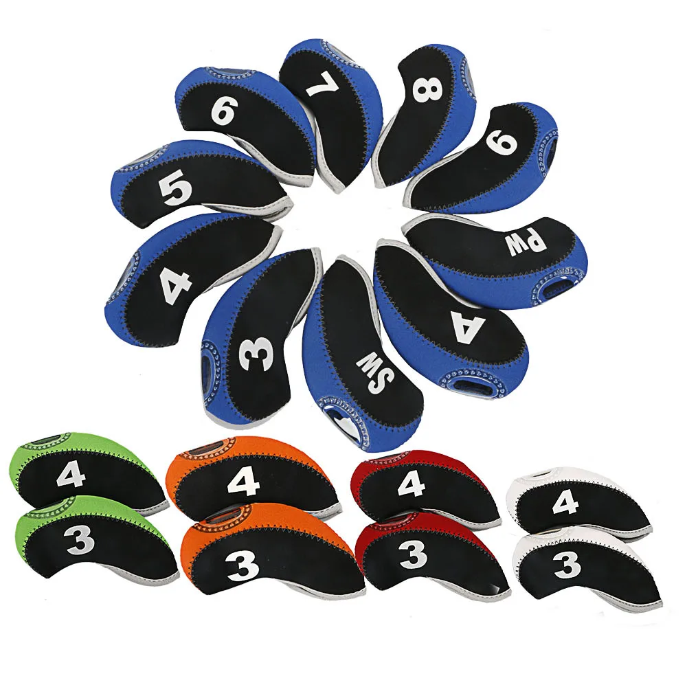 

head covers golf irons club 10pcs/lot Neoprene fit all golf club irons