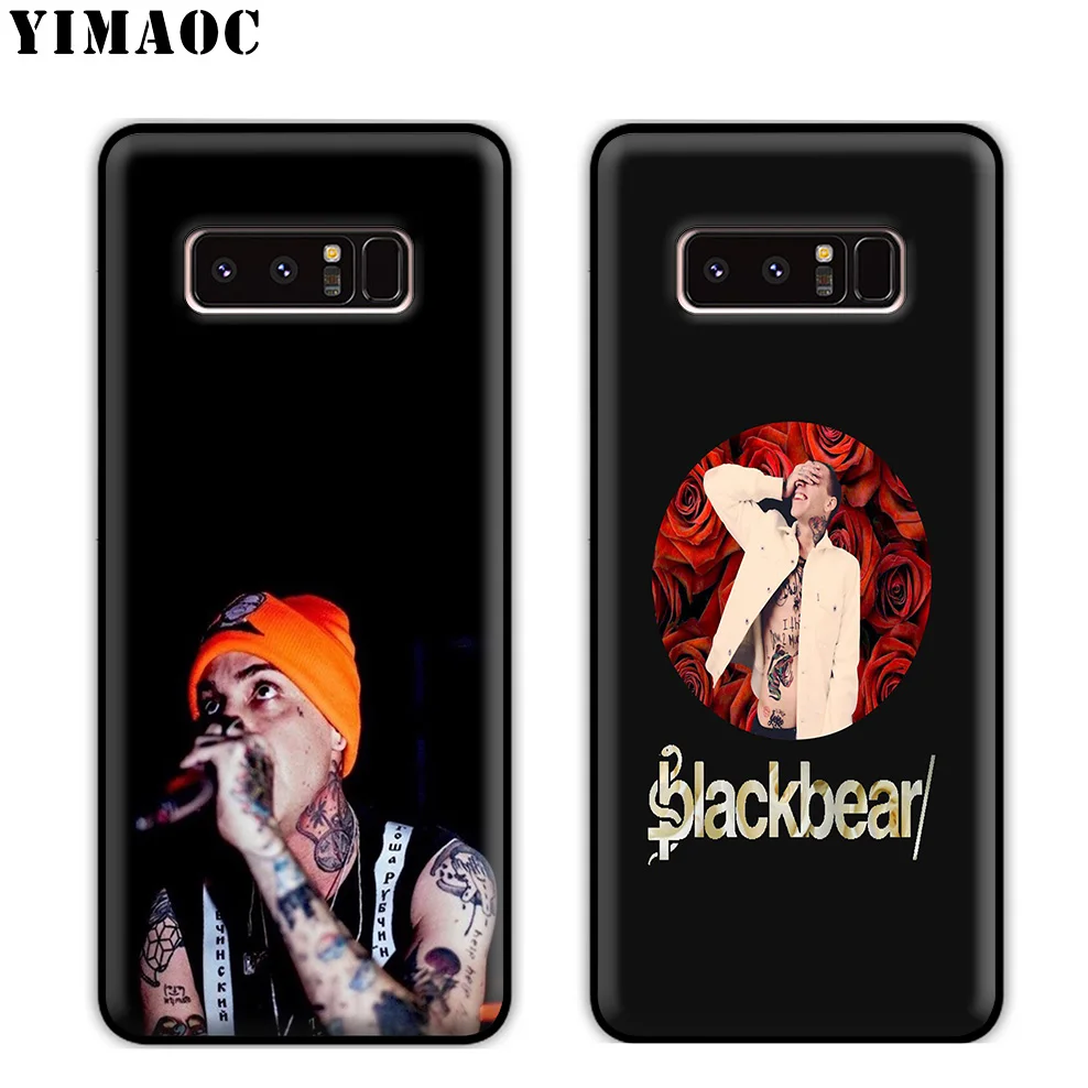 YIMAOC Blackbear Black Bear Rapper Soft Silicone Case for Samsung Galaxy Note 10 Plus 9 8 A9 A8 A6 2018 A5 A3 2017 2016 |