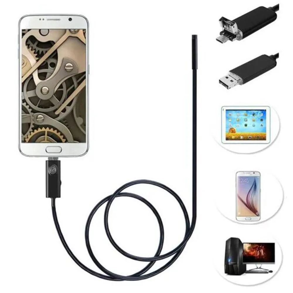OT020 5 метров Android смартфон USB эндоскоп микроскоп CMOS HD ручной бороскоп Цифровая