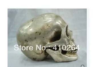 

Shing Collectable tibet silver big skull death's head netsuke скидка 30%