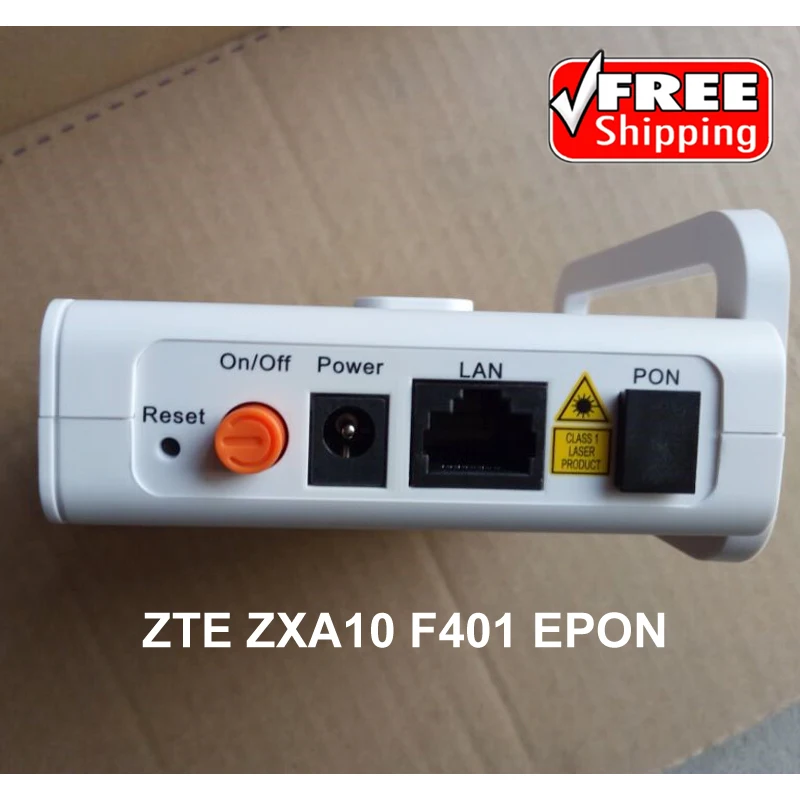 100% новый ZTE ZXA10 EPON ONU F401 оптоволоконный FTTH ONT с портом Ethernet 1GE|Оптоволоконное