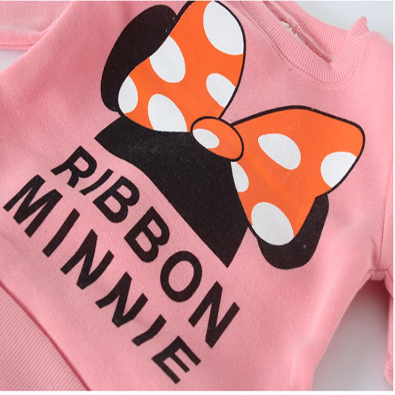 

2021 baby clothes set Spring Girls clothing Minnie bow skirt suit children suit children suit wholesale children's skirt suits