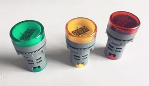 Мини цифровой дисплей Вольтметр AD16-22DSV индикаторная лампа AC60-500V светодиодная индикаторная лампа 22 мм