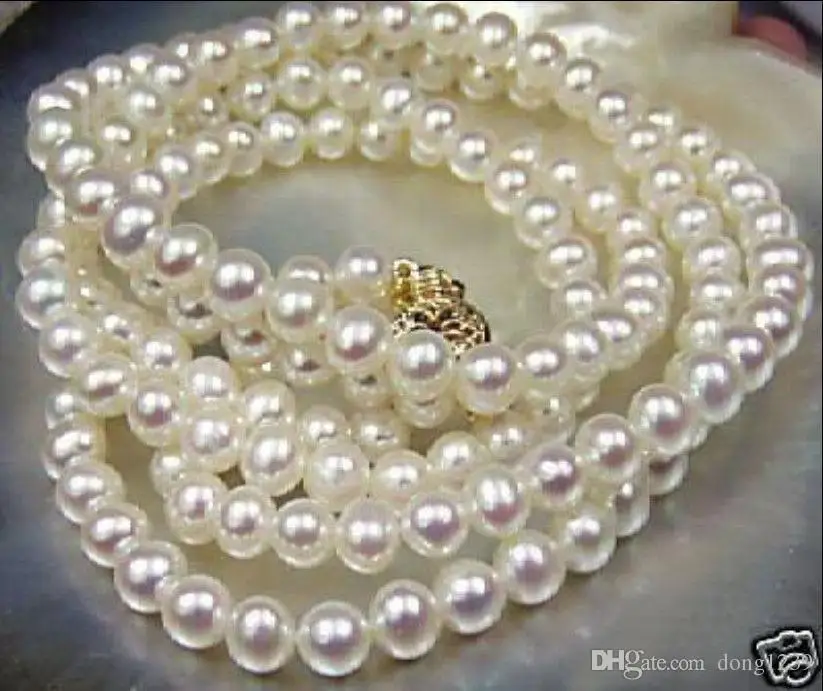 

NEW Beautiful! 8-9mm White Akoya Cultured Pearl Necklace 25" AYP>>> free shipping