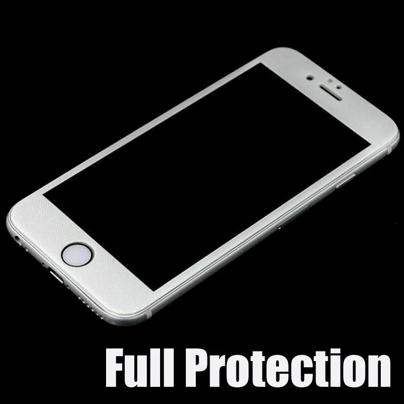 SMILYOU Full Screen Protector soft carbon fiber edge Tempered Glass for iPhone 6 Cover 6s plus Protective Film | Мобильные телефоны