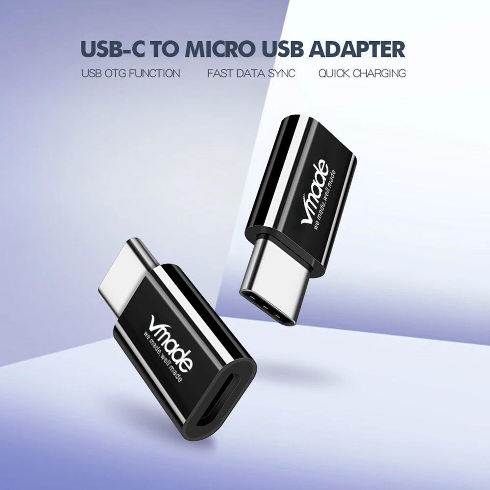Тип C на Micro Usb 480 Мбит/с Зарядное устройство разъемы One Plus 6 T c для Xiaomi huawei P20 Lite honor 10