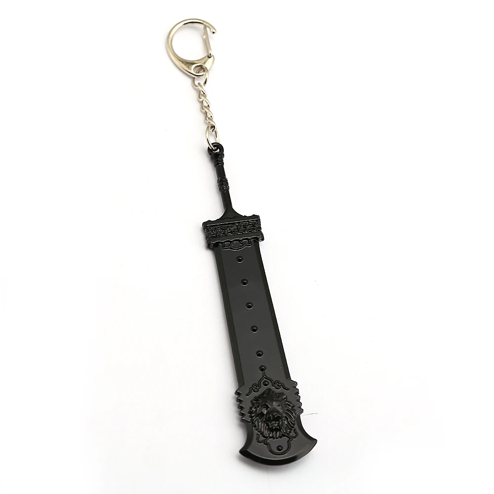 

NieR Automata Keychain Heroine 2B Weapon Model Pendant Metal Key Ring Holder Men Car Women Bag Key Chain Chaveiro Game Jewelry