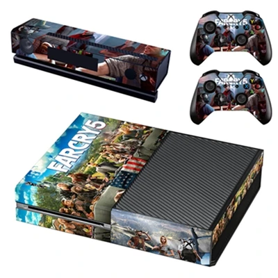 GSTM1535 Скины наклейки s для Xbox One игры виниловые наклейки на кожу контроллеры Защитная крышка для игровой консоли стикер FARCRY 5 - Цвет: GSTM1535