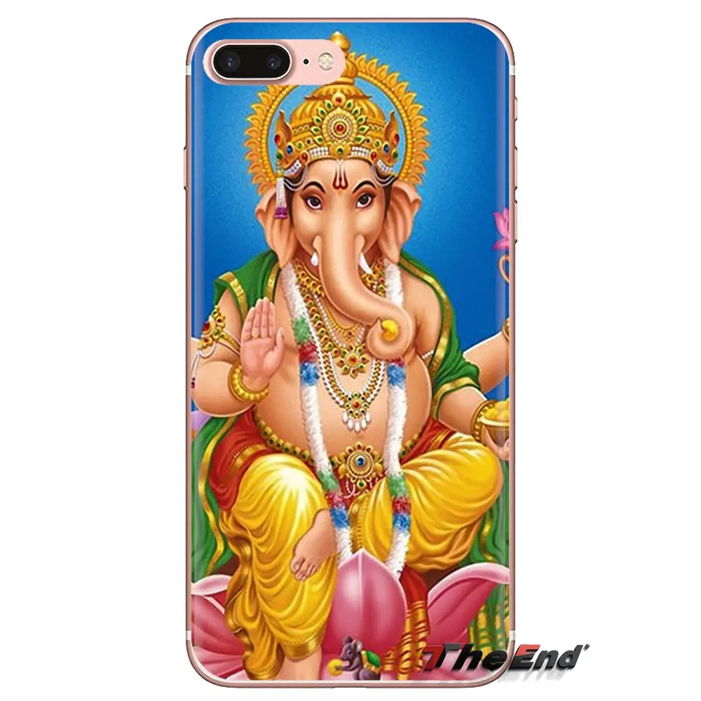 For Samsung Galaxy S3 S4 S5 Mini S6 S7 Edge S8 S9 S10 Plus Note 3 4 5 8 9 Lord Ganesha Hindu God Ganesh Buddha Phone Shell Cases |