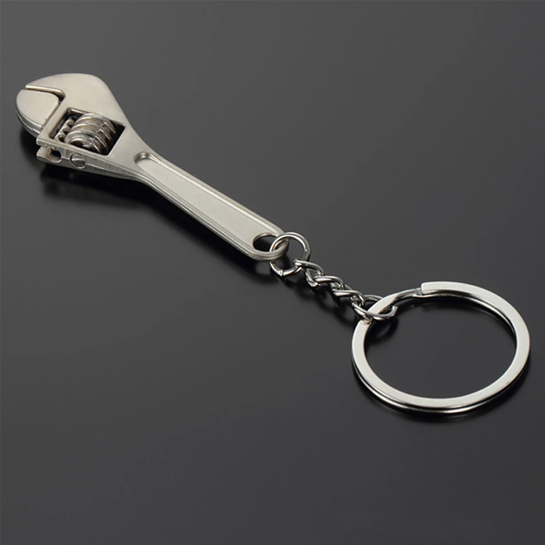 

Fashion Mini Metal Adjustable Tool Wrench Spanner Key Chain Ring Keyring Gift