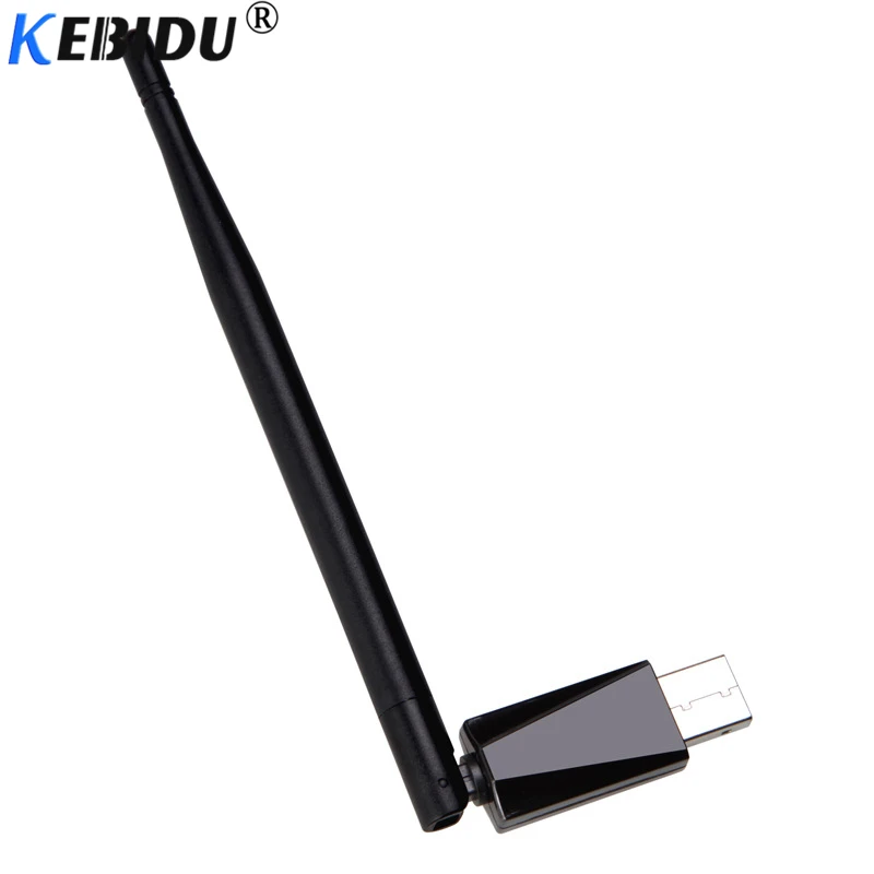 kebidu 150Mbps USB WiFi Wireless Network Adapter LAN Card 5db external with Antenna 802.11n/g/b High Speed for Laptop PC | Компьютеры и