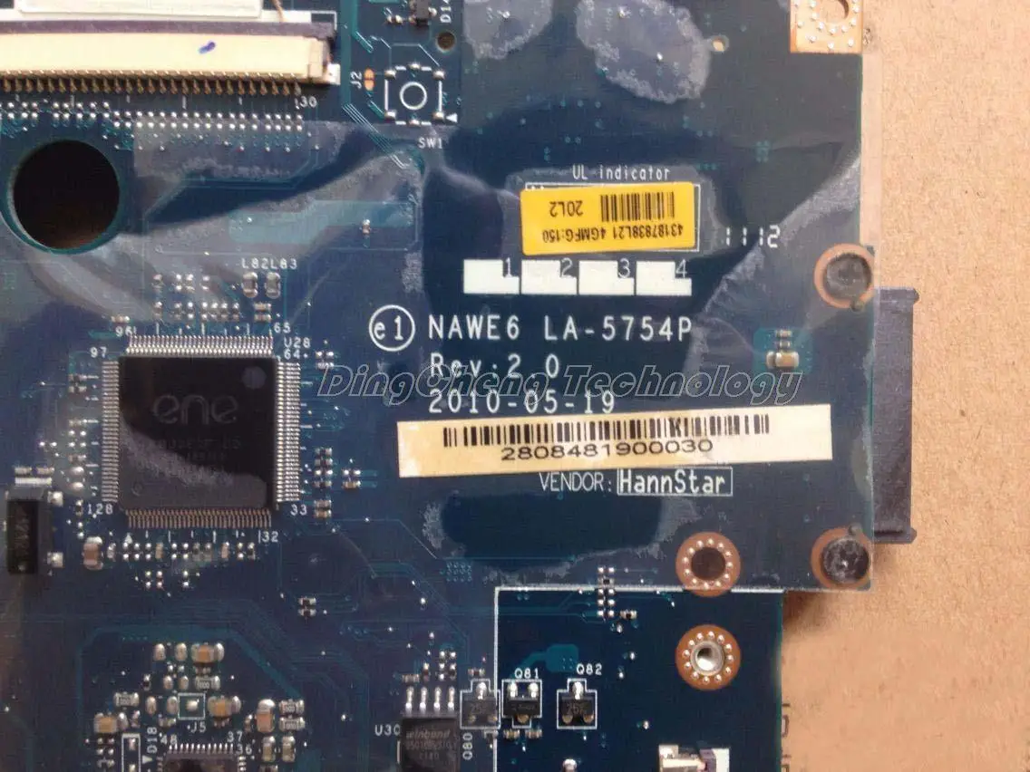 Оригинальный ноутбук Материнская Плата/mainboard для Lenovo G565 Z565 LA-5754P с 4 видеочипов