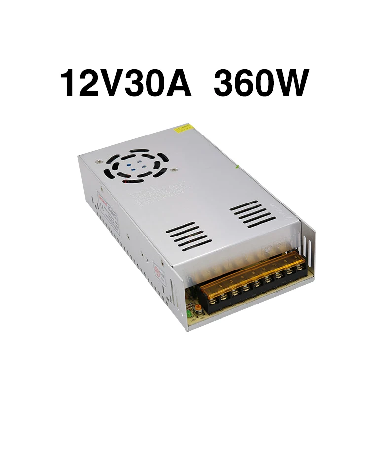 12V30A 360 Вт JC 12 СВЕТОДИОДНЫЙ Прибор для мониторинга импульсный источник питания 3D