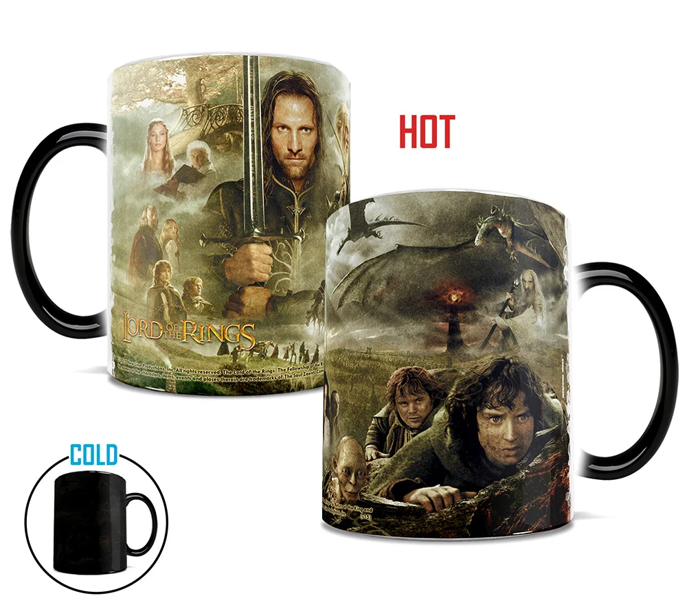 Властелин колец кружки керамика меняющая цвет кофейная кружка и чашка модный