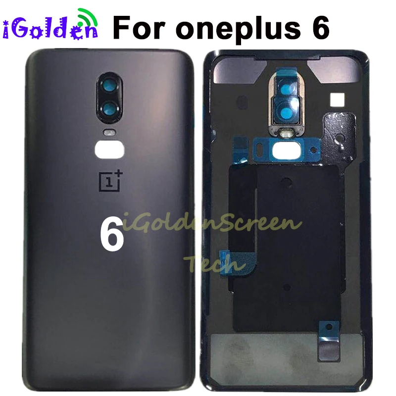 Задняя крышка батарейного отсека для Oneplus 6 задняя корпуса телефона One Plus запасные