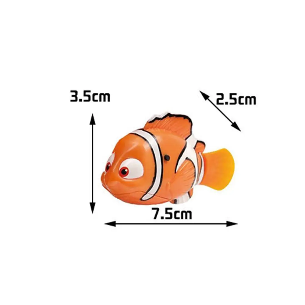 

Baby Bath Tub Accessories Electric Swimming 5 Different Colors Clownfish Fish Magic Sensory Electric Fish Infant For Child