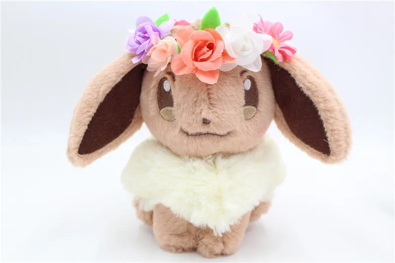 Eevee Новая аутентичная японская аниме игра Пикачу и Eievui Пасха Eevee " плюшевая кукла мягкая игрушка ограниченная плюшевая кукла игрушка - Цвет: Eevee