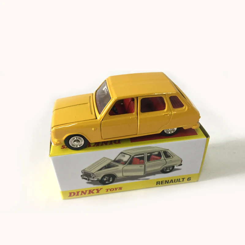 Редкие игрушки Dinky модели автомобилей 1:43 1416 Renault 6 литой Сплав автомобиль
