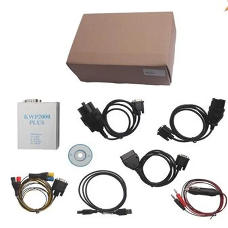 ZOLIZDA Бесплатная доставка KWP2000 Plus OBDII OBD2 ECU чип Тюнинг инструмент KWP 2000 плюс Flasher
