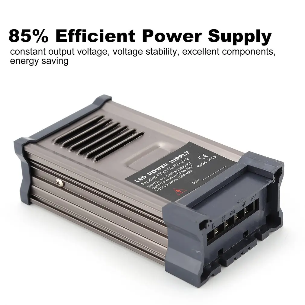 DC 12V 150W Светодиодный источник питания переключатель тока вольт адаптер