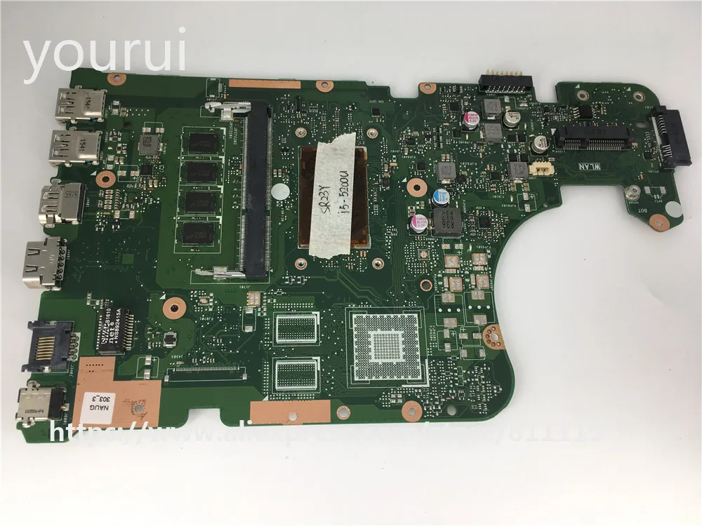 

yourui Original X555LD REV3.6 Mainboard For X555L X555LD X555LA Laptop Motherboard SR23Y i5-5200u 4GB RAM Test good