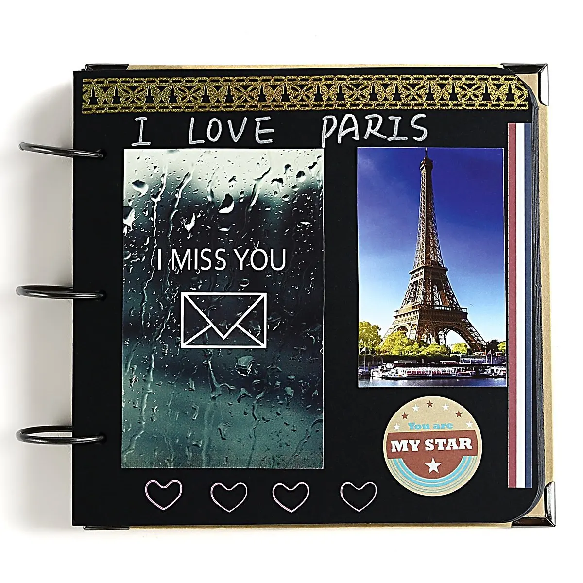 Фламинго скрап-альбом Винтаж Эскиз Обложки для отдыха Скрапбукинг DIY Фотоальбом