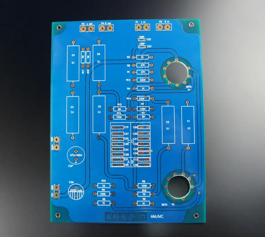 LITE CT2 PCB Ламповый фонокорректор усилитель PCB пустая печатная плата мм применяется