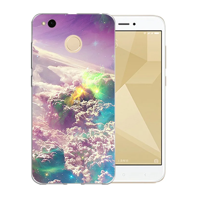 5.0 inch For Xiaomi Redmi 4X Case Soft TPU Starry Sky Pattern Back Cover Silicon Mobile Phone Protect Crystal Shell |