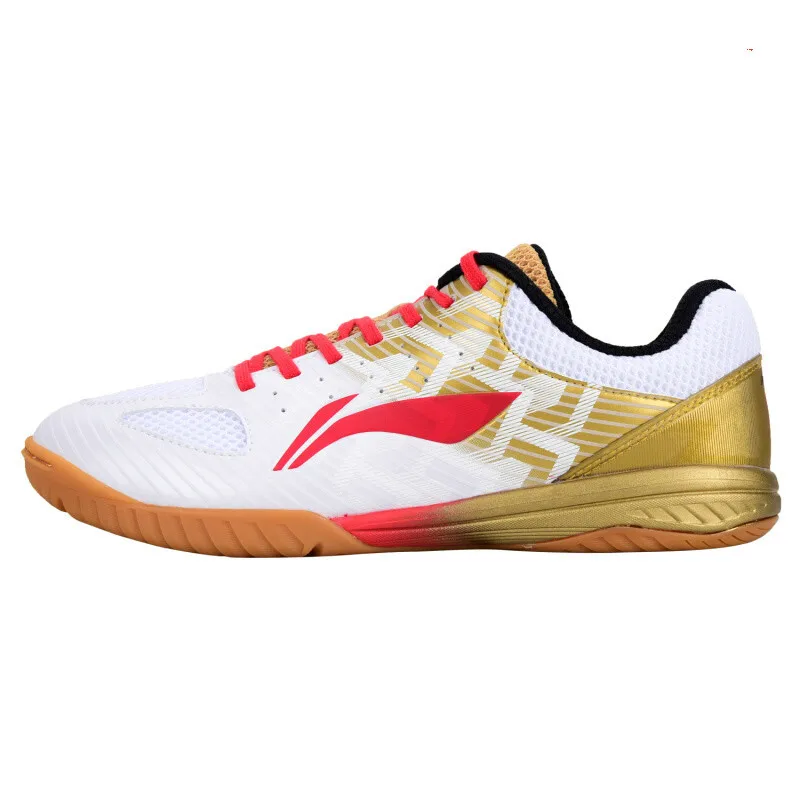 Новое поступление, Li-ning, мужская сборная обувь для настольного тенниса, анти-скользкая эластичная лента, профессиональные кроссовки