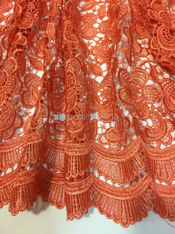 Бесплатная Доставка!!! белый высокое качество гипюр Кружева/африканский шнур