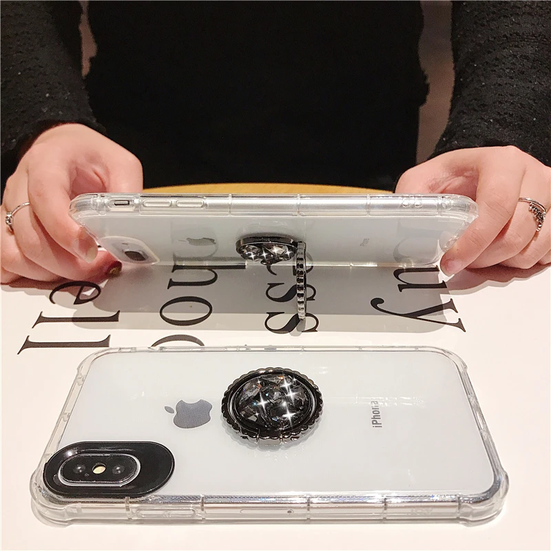 HUANQINGLuxury воды дрель iPhone xsmax телефон в виде ракушки для 7 Plus 6 S 8 X XR ТПУ поддержка
