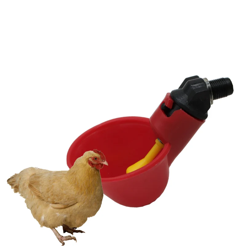 Автоматическая поилка для перепелов набор из 20 поильников желтого цвета цыплят и