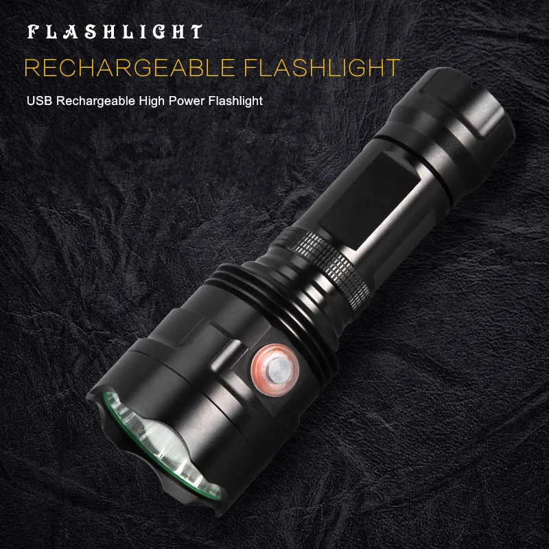 18T6 10T6 3T6 LED 6 режимов USB Перезаряжаемый Фонарик 2665018650 мощный уличный фонарь для