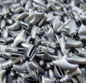 solid silver Новогодний подарок для домашних животных оптом-100 шт в партии мягкие насадки на Когти для кошек лапы управления с клеем Полиэтиленовая упаковка - Цвет: solid silver
