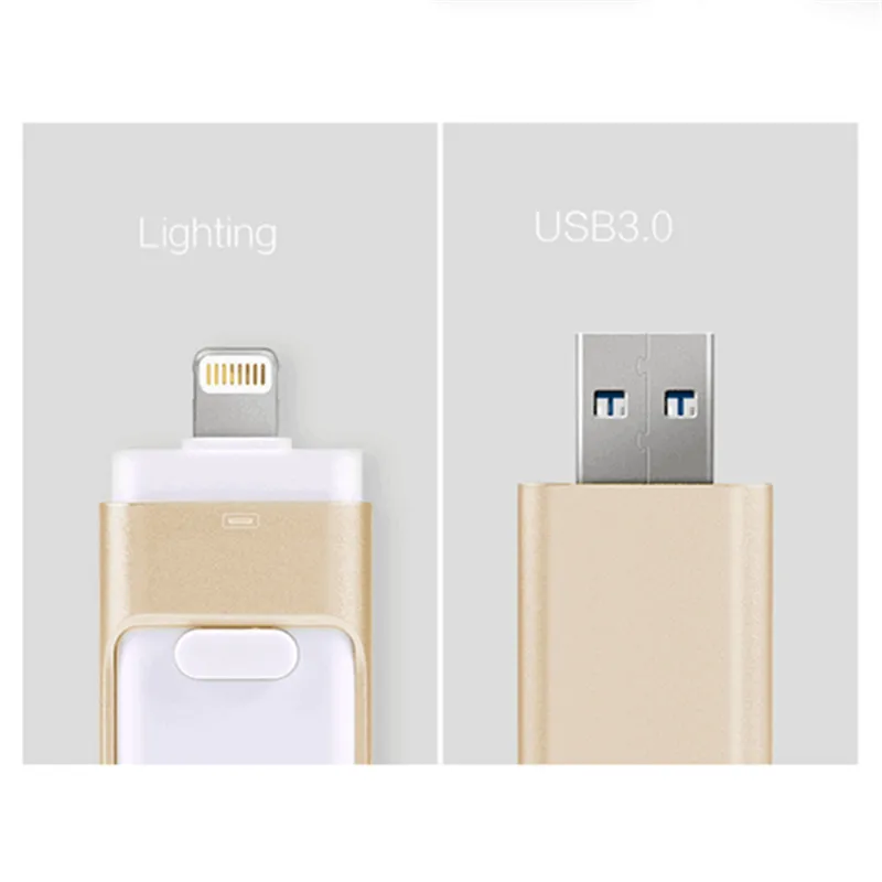 Usb флэш-накопитель 3.0 HD флешки Lightning данных для iPhone/iPad/ipod интерфейс USB накопитель