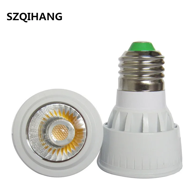 Super Bright Dimmable AC 110V 220V GU10 5W 7W 10W LED COB Spotlight Spot Light Bulbs MR16 GU5.3 GU10 E14 E26 E27 B22 LED Lamp