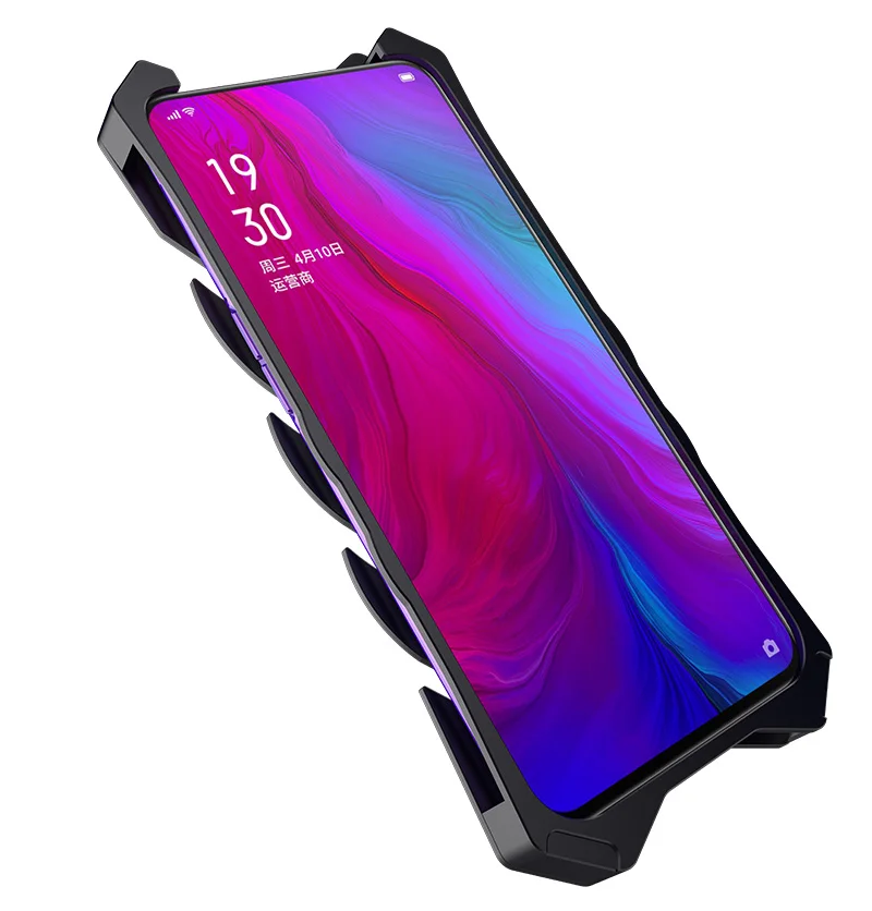 Роскошный чехол Zimon Thor для OPPO Reno 10X Z 2Z 2 Heavy Duty Armor металлический бампер алюминиевый