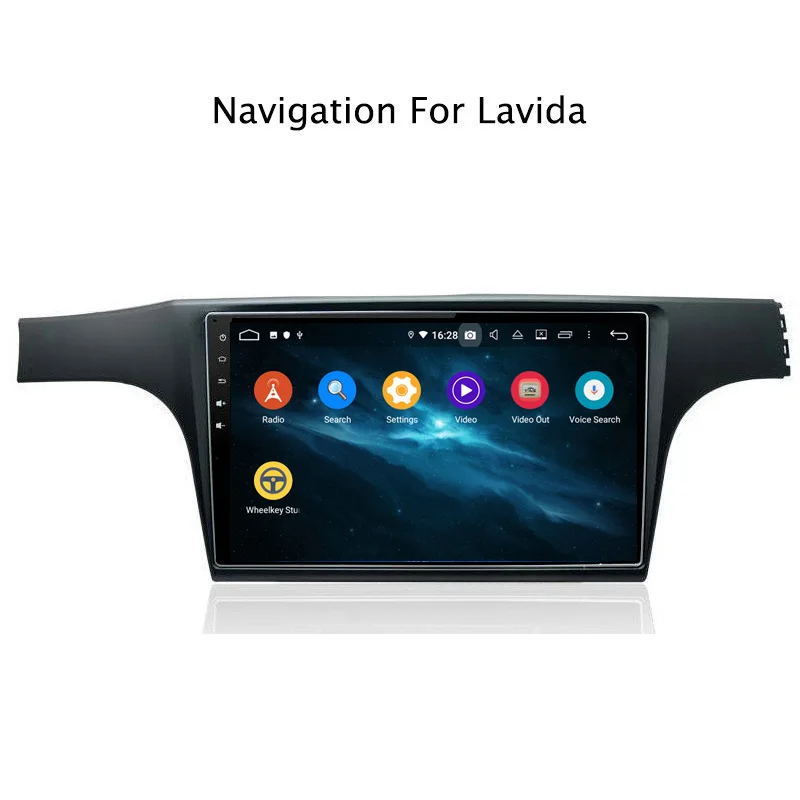 10 1 &quot4G ram 32G rom Восьмиядерный Android 9 0 Автомобильный gps навигация для VW Lavida 2013-2014 Топ