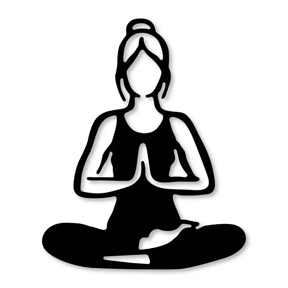 ForeWan Женская оправа для йоги Металлические Стальные режущие штампы тисненые