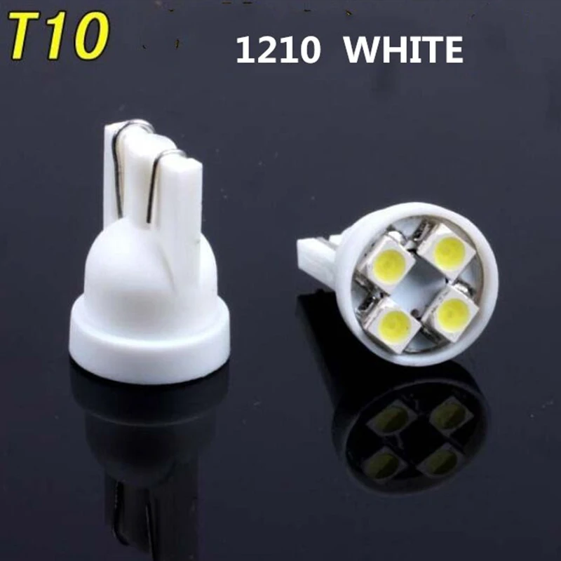 Керамическая Автомобильная интерьерная Светодиодная лампа T10 COB W5W 168 клиновидные